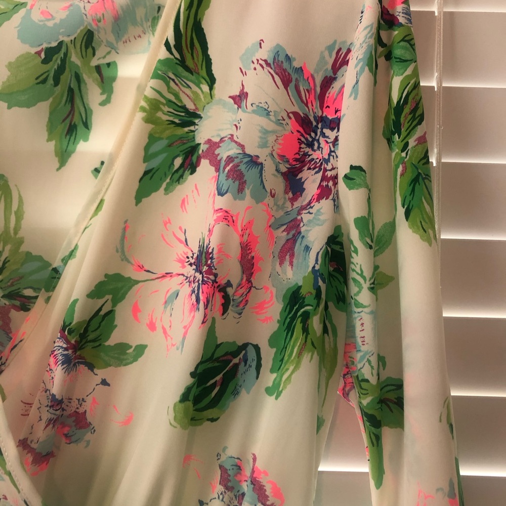 Long sleeve floral Romper